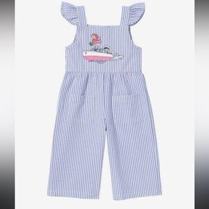 Studio ghibli ponyo Her Universe toddler Blue and White Striped Romper